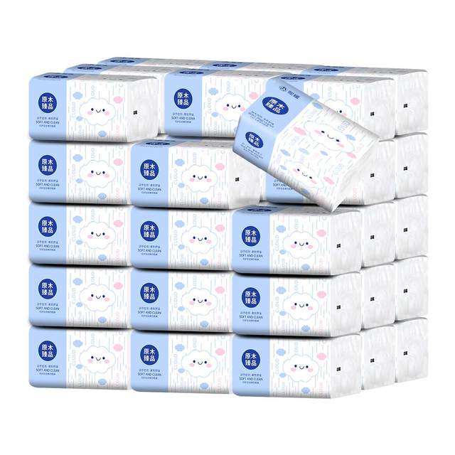 Large pack of paper towels, household affordable paper towels, wettable toilet paper, restaurant home napkins, facial tissues, hand towels