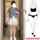 
Large size white cake skirt summer high waist A-line skirt for women fat mm belly-covering and making small puffy short skirt