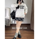 Retro checkered woolen skirt Female autumn and winter slightly fat large size high -waisted small small man cover A -line skirt hip skirt