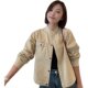 European stand-up collar short jacket for women 2024 spring and autumn new style design niche retro hot small jacket top