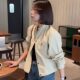 European stand-up collar short jacket for women 2024 spring and autumn new style design niche retro hot small jacket top