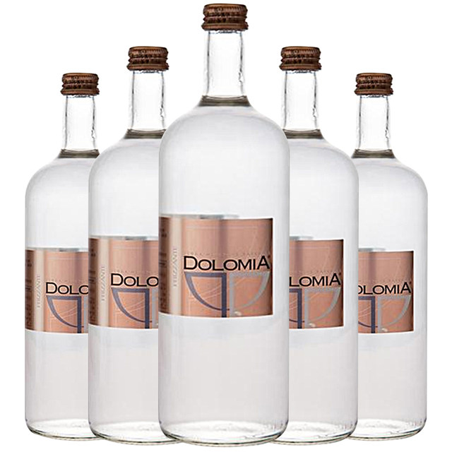 Italy Dolomia sparkling mineral water high-end natural drinking water 330ml*20 bottles full box glass bottles