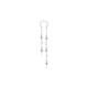 Silver Star Tassel Ear Clip without Ear Piercing for Women 2025 New Earrings Light Luxury High-end Niche Ear Bone Clip Ear Dress