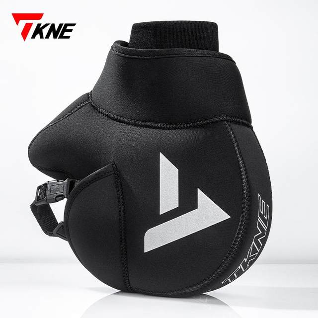 TKNE winter motorcycle protective gloves electric vehicle handlebar cover universal thickened windproof and warm rider electric heating