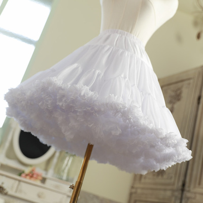 taobao agent Cotton pleated skirt, Lolita style, 45cm