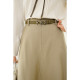 Shi Fan Lizhong Mid -length skirt 2024 autumn new design sense is thin and beautiful beautiful umbrella skirt 3F2140011
