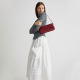 Ahhh big pocket skirt for women with high waist lazy style mid-length pleated skirt cake skirt autumn and winter new style