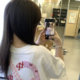 National trend brand pink floral embroidered short-sleeved women's T-shirt summer loose oversize design niche half-sleeved top