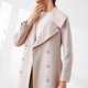 Ma Tiannu women's clothing autumn and winter new style commuter over knee double-breasted double-sided wool coat cloak jacket fashionable and versatile