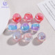 
Light-changing beads Haidi Mermaid Ji 16MM two-color sugar heart straight hole round beads diy mobile phone chain accessories