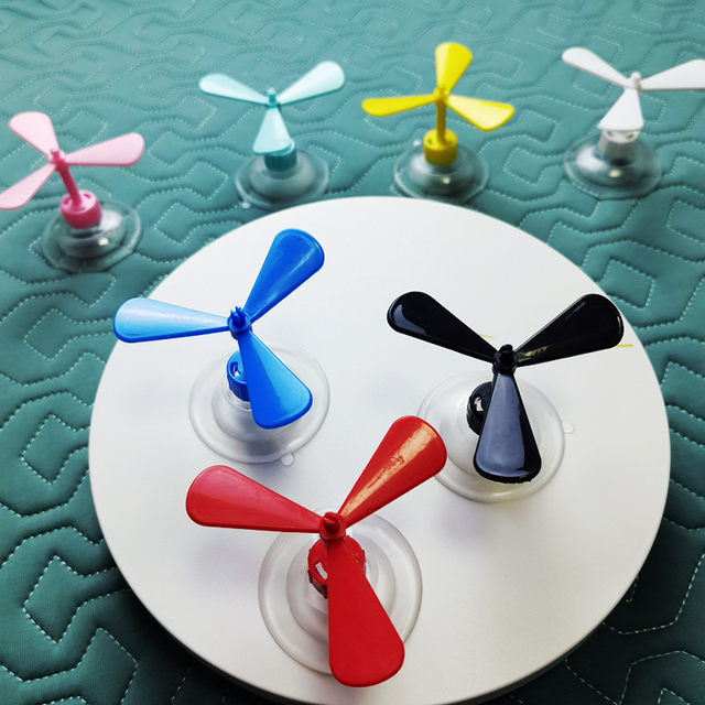 Electric car decoration bamboo dragonfly cat ears calf horns helmet decoration small accessories windmill personality cute accessories