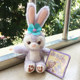 Internet celebrity Stella Lu cake decoration ornaments plush Stella rabbit doll backpack pendant plush doll accessories
