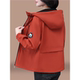 
Short windbreaker jacket for women 2025 spring and autumn new middle-aged mother fashionable autumn clothes loose casual hooded jacket