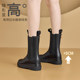 Thickened velvet chimney boots 2025 new fur integrated snow boots autumn and winter Martin boots short boots Northeast cotton shoes