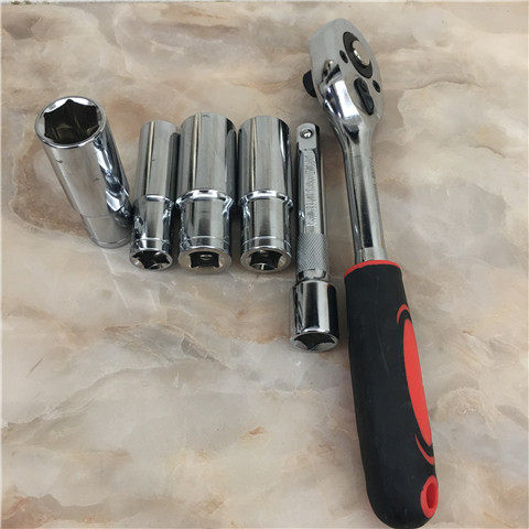 Auto repair big fly ratchet wrench 1/2 extended extension rod 12.5 socket hexagonal short socket 171921 tire wrench
