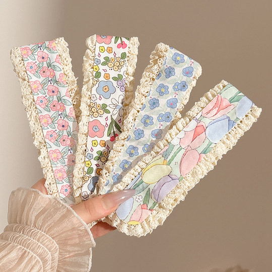 Children's widened Velcro hair sticker hair card baby hairpin without hurting hair bangs sticker broken hair artifact girls' headband headdress