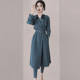 High-end spring and autumn windbreaker jacket for women 2025 spring clothes new British style retro temperament mid-length women's coat