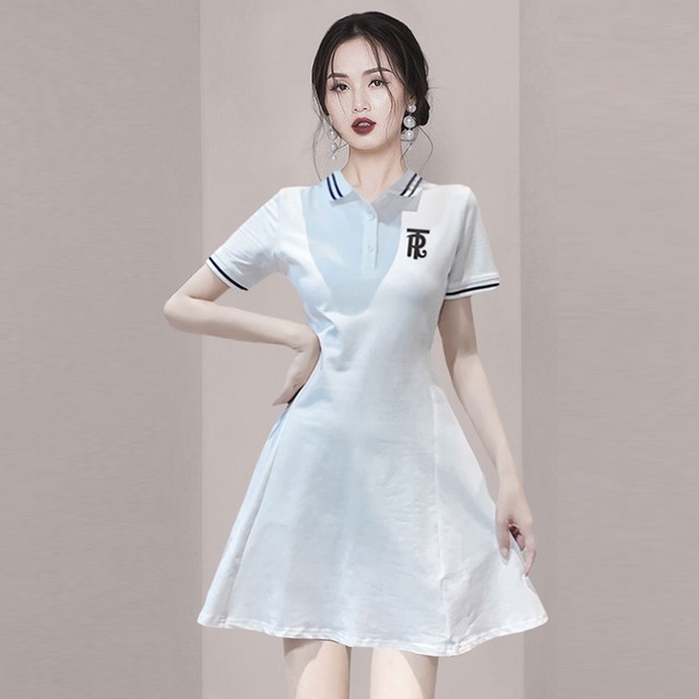 French slim, fashionable and age-reducing temperament dress 2025 summer new style small waist women's skirt