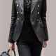 High-end motorcycle leather jacket for women short 2025 spring and autumn new Korean fashion women's autumn PU leather jacket