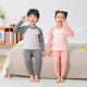 
Children's home clothing Developer thermal underwear suit autumn clothes and autumn pants boys and girls double-sided hair-padded bottoming shirt autumn and winter