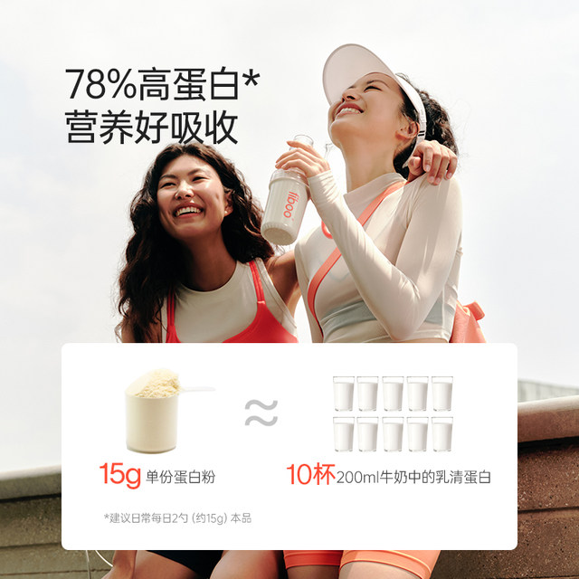 Limited time 10% off] fiboo pure protein powder concentrated isolated whey protein powder women’s fitness