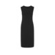 LANCY/Langzi 2024 spring new sleeveless round neck knitted dress for women black slimming and high-end skirt