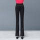 Women's 2022 Spring and Autumn New Style Fleece Drop High Waist Outer Wearing Pants Thin Stylish Extensive Wide Legs

