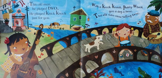 Knick Knack Paddy WHACK English original children's picture book Barefoot Books Liao Caixing Audio Book Single CD Ivy Fungo Dad Recommend Parent -Child Education Interactive Enlightenment Learning
