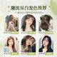 Bleaching-free hazelnut gray brown hair dye 2024 popular color hair dye at home bubble natural plant pure women