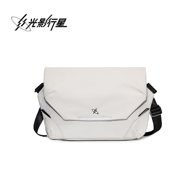 GYXX/Light and Shadow Planet Apollo x1 Magnetic Closing Crossbody Bag Men's Shoulder Bag Function Postman Computer Bag