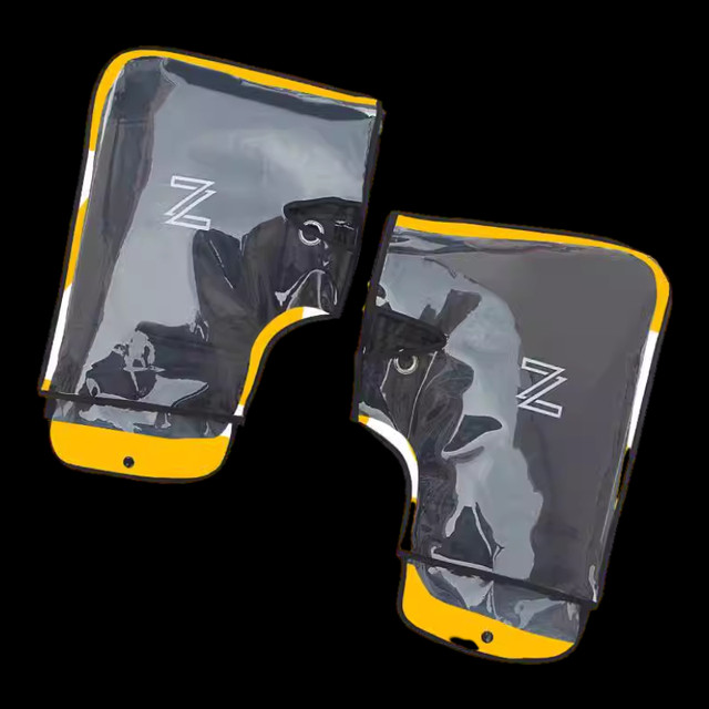 Electric rider handle cover for winter plus velvet heating battery motorcycle gloves waterproof windproof cotton handguard thickened to prevent cold
