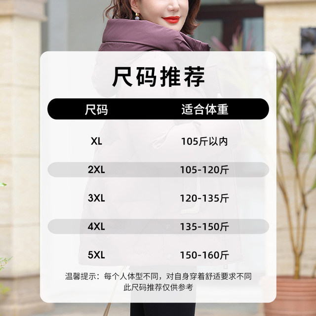 Yalu mother middle-aged down jacket for women in 2025 winter new large-size fashionable middle-aged and elderly thickened thermal jacket