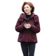 Yalu Mama Down Jacket Short Hooded Jacket for Middle-aged and Elderly Women 2025 Winter New Thick Warm Casual Cotton Jacket