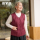 Yalu thin down vest grandma wear 2025 winter new style middle-aged and elderly mothers wear warm vest for women