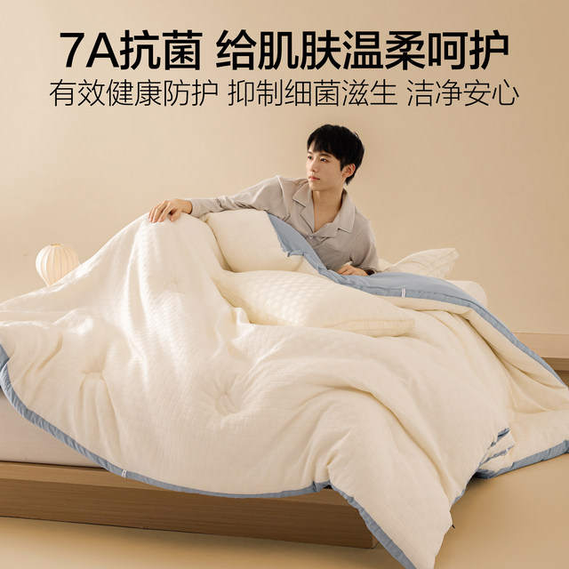 HLA Hailan House soy fiber quilt warm spring and autumn quilt thickened winter quilt core quilt universal