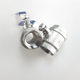 201 304 stainless steel two-piece medium-sized ball valve 2PC internal thread internal wire water switch valve 4 minutes 6 minutes 1 inch