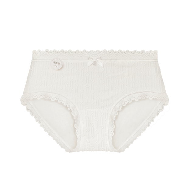 Large size girls cute 7A grade antibacterial cotton lengthened crotch fat MM underwear 2025 new women's pure cotton briefs