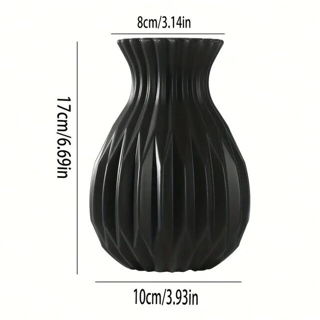 Vase ins Fenghaowei pineapple plastic vase flower arrangement at home place modern light luxury imitation plastic vase
