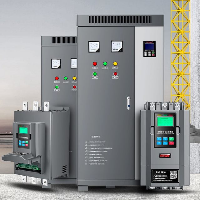 Genuine three-phase 380V online soft starter 22/30/45/75/132/160/200KW motor starting cabinet