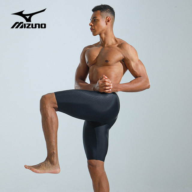 Mizuno swimming trunks for men five-point professional racing adult anti-embarrassment 2025 new swimsuit full swimwear