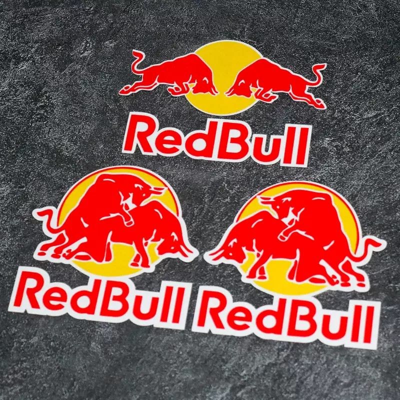 赞助商logo系列车贴红牛redbull反光贴汽车电动摩托车改装车