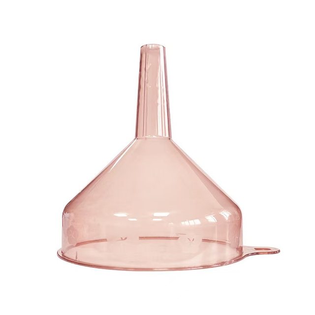 Large wide-mouth plastic funnel