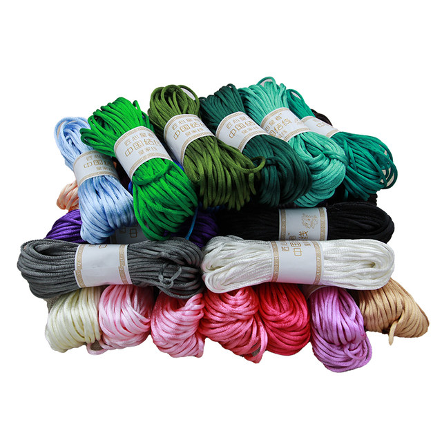 Chinese knot cord No. 5 line red rope DIY hand-woven cord diamond knot bracelet rope hand rope pendant hanging pendant