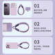 Mujiaren mobile phone lanyard high-end solid color pendant woven multi-functional bracelet wrist red 2025 new year mobile phone chain mobile phone case sturdy durable bag hanging decoration DIY internet celebrity anti-lost