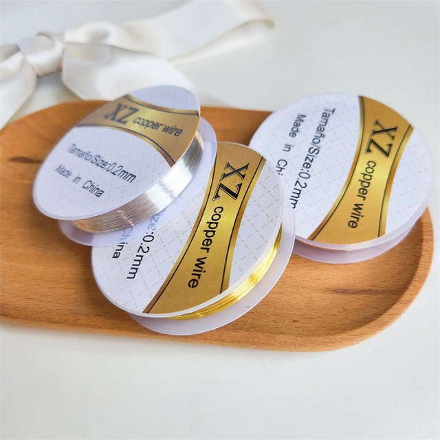 Large volume of color-preserving copper wire, large curly hairpin material, hair accessories, antique style, non-fading, anti-oxidation, hand-wound material