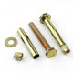 National standard expansion screw galvanized outer hexagonal inner M6M8M10 floor expansion pull-in force built-in expansion tube