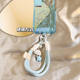 Mu Jiaren Fun Mobile Phone Hanging Chain Mobile Phone Hanging Jewelry Student Girl Pendant Wrist Rope Cartoon Backpack Blue Speechless Clouds