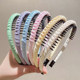 New hair band with toothed hairband for women, cute hairpins, no damage to hairpins, headdresses, anti-slip, hairpins, children