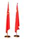 
Vertical floor chess pole National flag Party flag Office conference room ornament Five-star red flag 2-meter telescopic pole stainless steel