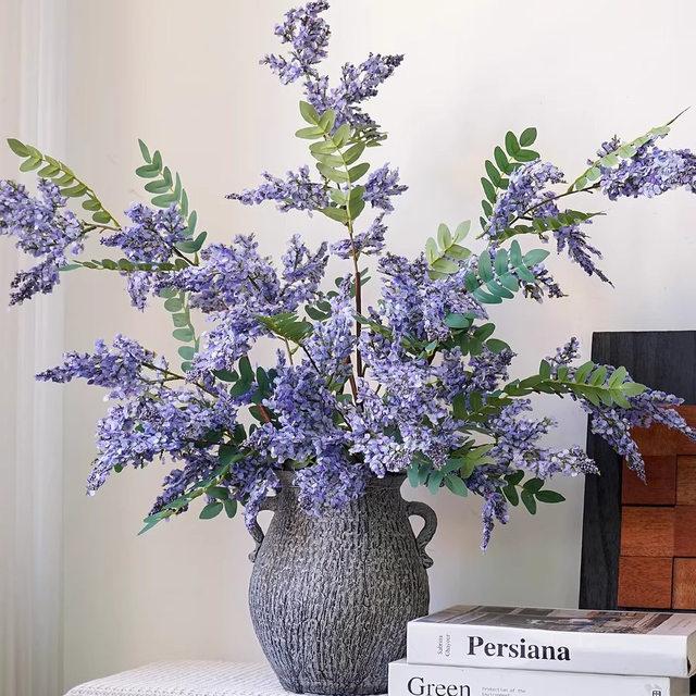 
High-grade Sophora japonica flower artificial flower decoration ornament flower landscaping flower immortal flower plastic flower decorative flower silk flower